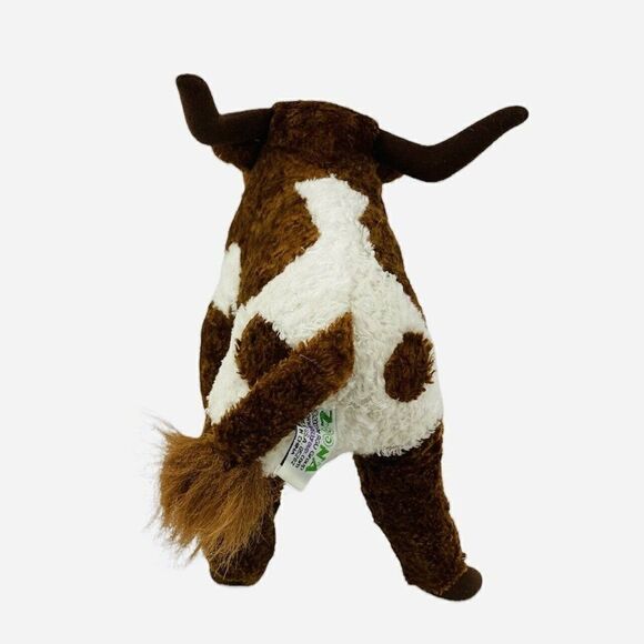 2007 Zoona 12" Longhorn Bull Cow Plush Texas RGU Handmade UT Football Hook Em - Picture 5 of 12